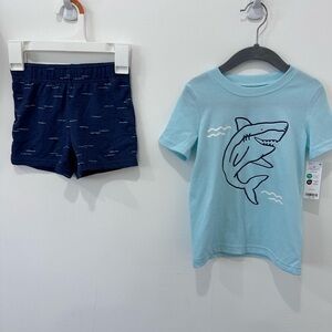 Carter's 2 Piece Shark Outfit Set